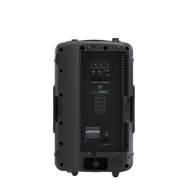 MACKIE SRM450 12” PORTABLE POWERED LOUDSPEAKER MACKIE SRM450 ตู้ลำโพง 12 นิ้ว 2 ทาง 1,000 วัตต์ มีแอมป์ในตัว คลาส D MACKIE SRM450 ลำโพง Active