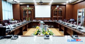 ผลงานการติดตั้ง ระบบเสียงห้องประชุม สหกรณ์ออมทรัพย์ครูนครปฐม จำกัด รับบริการออกแบบ และติดตั้ง ระบบเสียง และระบบภาพ เช่น ระบบเสียงห้องประชุม
