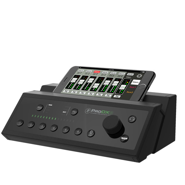 MACKIE ProDX8 8-CHANNEL WIRELESS DIGITAL MIXER MACKIE ProDX8 เครื่องผสมสัญญาณเสียง ดิจิตอล 8 ชาแนล 6 ไมค์ MACKIE ProDX8 มิกเซอร์ ดิจิตอล 8 ชาแนล