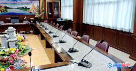 ผลงานการติดตั้ง ระบบเสียงห้องประชุม สหกรณ์ออมทรัพย์ครูนครปฐม จำกัด รับบริการออกแบบ และติดตั้ง ระบบเสียง และระบบภาพ เช่น ระบบเสียงห้องประชุม