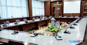 ผลงานการติดตั้ง ระบบเสียงห้องประชุม สหกรณ์ออมทรัพย์ครูนครปฐม จำกัด รับบริการออกแบบ และติดตั้ง ระบบเสียง และระบบภาพ เช่น ระบบเสียงห้องประชุม
