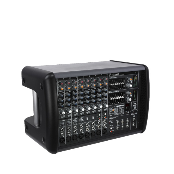 MACKIE PPM608 เครื่องผสมสัญญาณเสียง มีแอมป์ในตัว 8 ชาแนล 8 ไมค์