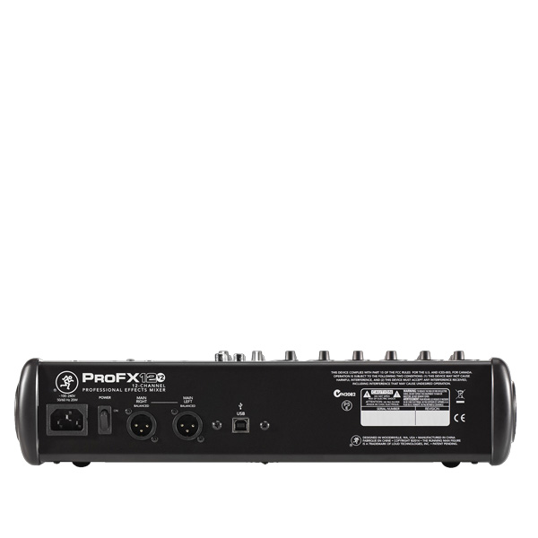 MACKIE ProFX12V2 12-CHANNEL PROFESSIONAL EFFECTS MIXER WITH USB MACKIE ProFX12V2 เครื่องผสมสัญญาณเสียง อนาล็อก 12 ชาแนล MACKIE ProFX12V2 มิกเซอร์อนาล็อก