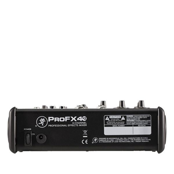 MACKIE ProFX4V2 Pro 4-CHANNEL PROFESSIONAL EFFECTS MIXER MACKIE ProFX4V2 เครื่องผสมสัญญาณเสียง อนาล็อก 4 ชาแนล MACKIE ProFX4V2 มิกเซอร์อนาล็อก