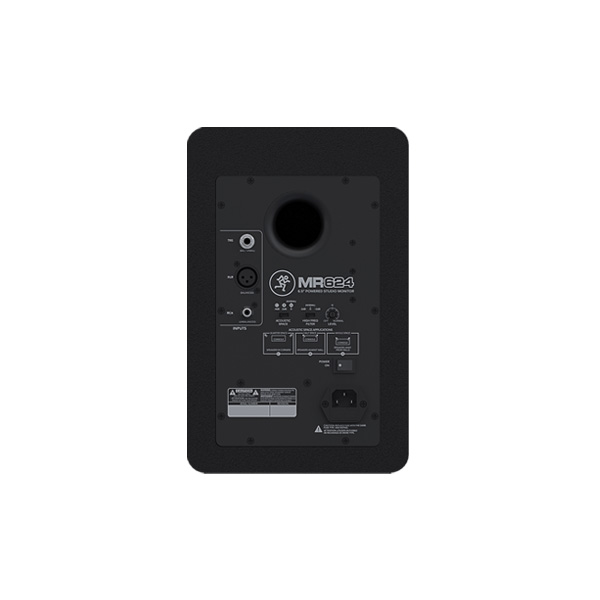 MACKIE MR624 Powered Studio Monitor MACKIE MR624 ตู้ลำโพงมอนิเตอร์สตูดิโอมีแอมป์ในตัว 6.5 นิ้ว 65 วัตต์ MACKIE MR624 ลำโพงมอนิเตอร์สตูดิโอมีแอมป์ในตัว