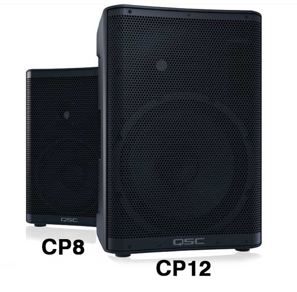 รีวิว QSC CP Series ตู้ลำโพง Compact Powered มีแอมป์ขยายในตัว เล็ก เบา ขนย้ายสะดวก ติดตั้งเร็ว ราคาสุดคุ้ม | มีด้วยกัน 2 รุ่น ได้แก่ QSC CP8 , QSC CP12
