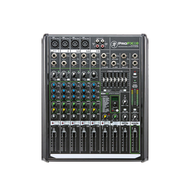 MACKIE ProFX8V2 8-CHANNEL PROFESSIONAL EFFECTS MIXER WITH USB MACKIE ProFX8V2 เครื่องผสมสัญญาณเสียง อนาล็อก 8 ชาแนล MACKIE ProFX8V2 มิกเซอร์อนาล็อก
