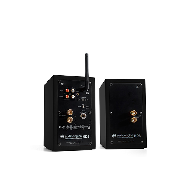AUDIOENGINE HD3 ลำโพงไร้สาย มีแอมป์ในตัว ขนาด 2.75 นิ้ว คลาส A/B 60 วัตต์ เชื่อมต่อการทำงานด้วยระบบบลูทูธ AUDIOENGINE HD3 WIRELESS SPEAKERS ลำโพงบลูทูธ