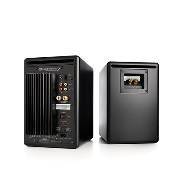 AUDIOENGINE A5+ ลำโพงไร้สาย มีแอมป์ในตัว ขนาด 5 นิ้ว คลาส A/B 150 วัตต์ เชื่อมต่อการทำงานด้วยระบบบลูทูธ AUDIOENGINE A5+ CLASSIC SPEAKERS ลำโพงบลูทูธ