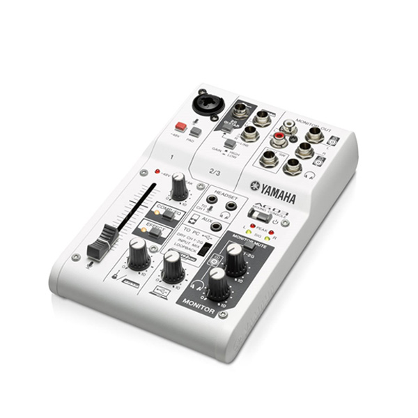 YAMAHA AG03 Multipurpose 3-channel mixer with USB audio interface YAMAHA AG03 มิกเซอร์ อนาล็อก 3 ชาแนล YAMAHA AG03 เครื่องผสมสัญญาณเสียง อนาล็อก