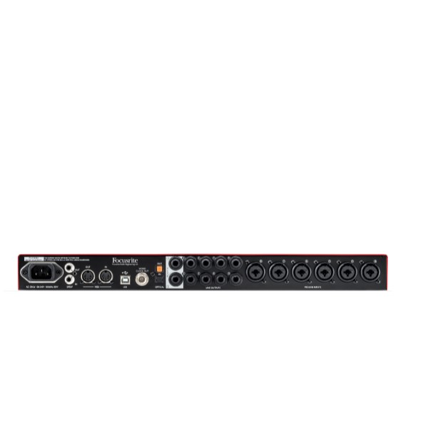 FOCUSRITE SCARLETT 18I20 (2ND GEN) เชื่อมต่อกับคอมพิวเตอร์เพื่อทำงานเกี่ยวกับเสียง FOCUSRITE SCARLETT 18I20 (2ND GEN) สัญญาณแบบอนาล็อก
