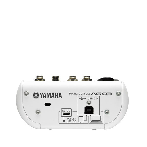 YAMAHA AG03 Multipurpose 3-channel mixer with USB audio interface YAMAHA AG03 มิกเซอร์ อนาล็อก 3 ชาแนล YAMAHA AG03 เครื่องผสมสัญญาณเสียง อนาล็อก