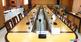 ผลงานการติดตั้ง ระบบเสียงห้องประชุม สหกรณ์ออมทรัพย์ครูระยอง จำกัด รับบริการออกแบบ และติดตั้ง ระบบเสียง และระบบภาพ เช่น ระบบเสียงห้องประชุม