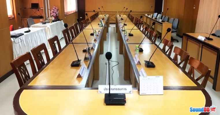 ผลงานการติดตั้ง ระบบเสียงห้องประชุม สหกรณ์ออมทรัพย์ครูระยอง จำกัด รับบริการออกแบบ และติดตั้ง ระบบเสียง และระบบภาพ เช่น ระบบเสียงห้องประชุม