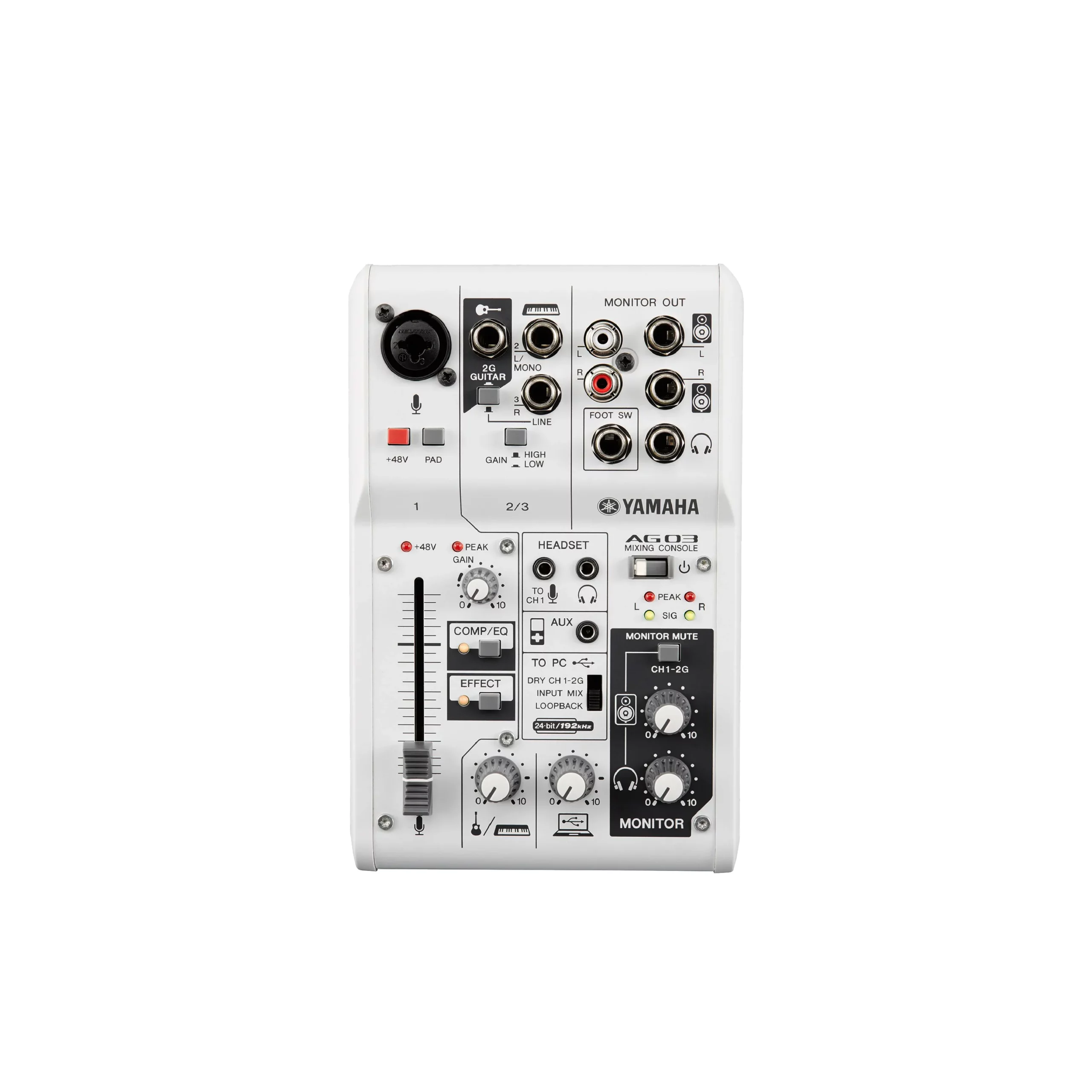 YAMAHA AG03 Digital Mixer 3 Input