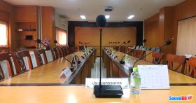 ผลงานการติดตั้ง ระบบเสียงห้องประชุม สหกรณ์ออมทรัพย์ครูระยอง จำกัด รับบริการออกแบบ และติดตั้ง ระบบเสียง และระบบภาพ เช่น ระบบเสียงห้องประชุม
