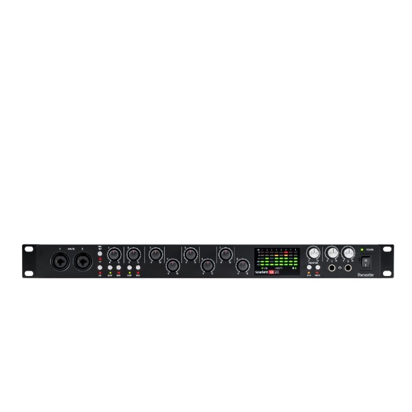 FOCUSRITE SCARLETT 18I20 (2ND GEN) เชื่อมต่อกับคอมพิวเตอร์เพื่อทำงานเกี่ยวกับเสียง FOCUSRITE SCARLETT 18I20 (2ND GEN) สัญญาณแบบอนาล็อก