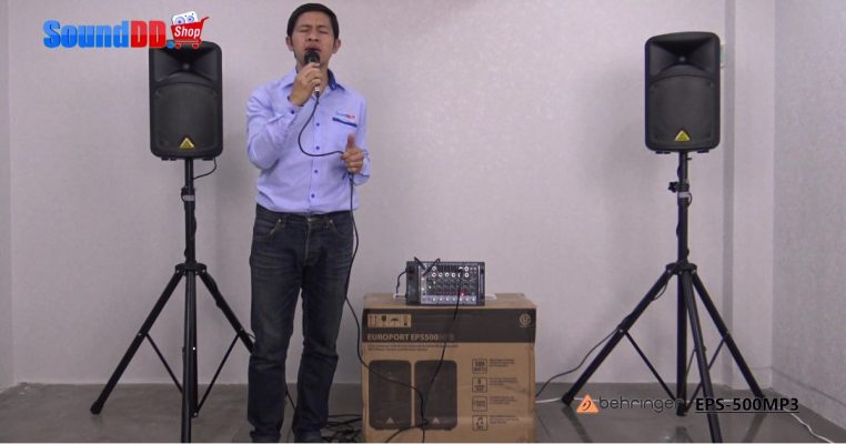 รีวิว BEHRINGER EPS 500MP3 ชุดเครื่องเสียงเคลื่อนที่ 500 วัตต์ 8 แชนแนล พร้อมเครื่องเล่นเพลง MP3 ใช้งานง่าย พกพาสะดวกสบาย พร้อมลุยงานไปได้ทุกงานกิจกรรม