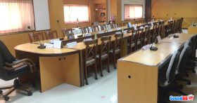 ผลงานการติดตั้ง ระบบเสียงห้องประชุม สหกรณ์ออมทรัพย์ครูระยอง จำกัด รับบริการออกแบบ และติดตั้ง ระบบเสียง และระบบภาพ เช่น ระบบเสียงห้องประชุม