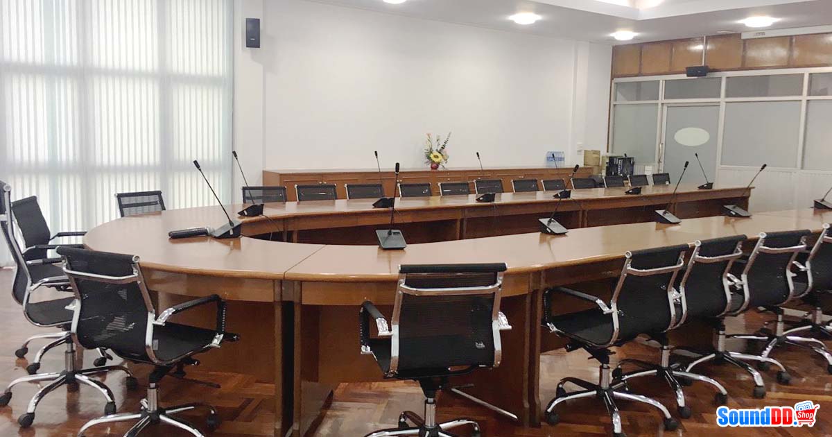 ผลงานการติดตั้ง ระบบเสียงห้องประชุม บริษัท ลีดเวย์ เฮฟวี่ แมชชีนเนอร์รี่ จำกัด รับบริการออกแบบ และติดตั้ง ระบบเสียง และระบบภาพ เช่น ไมโครโฟนห้องประชุม
