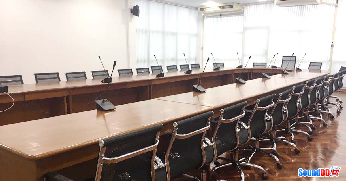 ผลงานการติดตั้ง ระบบเสียงห้องประชุม บริษัท ลีดเวย์ เฮฟวี่ แมชชีนเนอร์รี่ จำกัด รับบริการออกแบบ และติดตั้ง ระบบเสียง และระบบภาพ เช่น ไมโครโฟนห้องประชุม