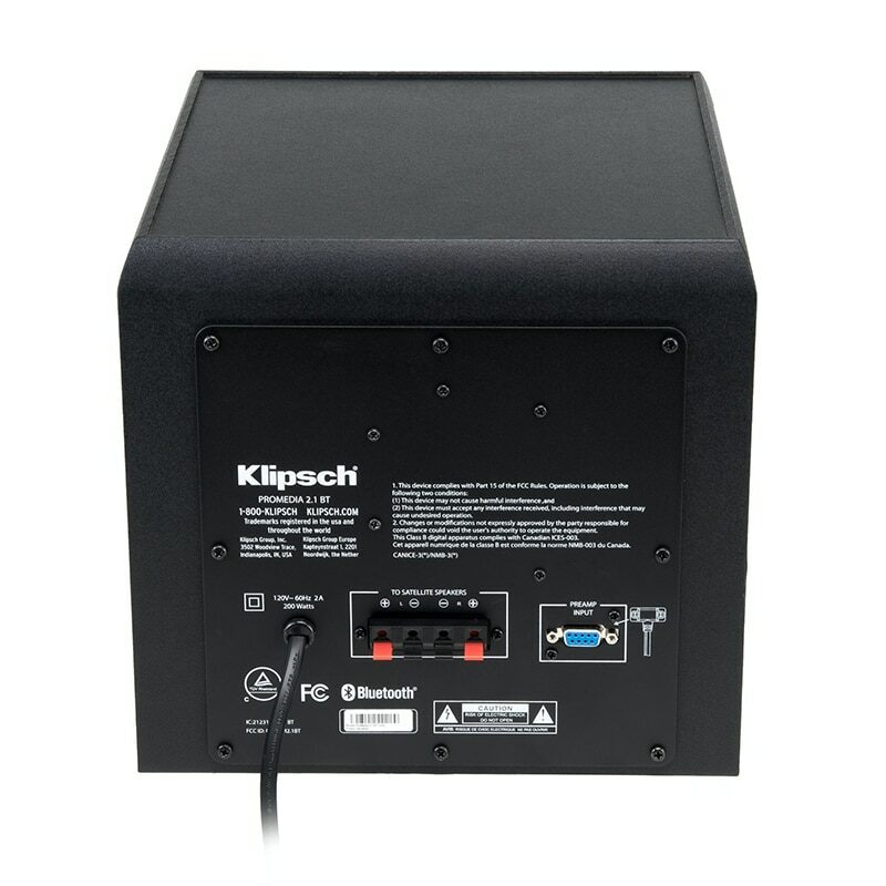 KLIPSCH PROMEDIA 2.1 BLUETOOTH ชุดลำโพงคอมพิวเตอร์ พร้อมซับวูฟเฟอร์ - Image 13