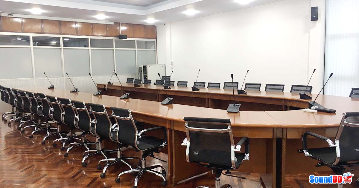 ผลงานการติดตั้ง ระบบเสียงห้องประชุม บริษัท ลีดเวย์ เฮฟวี่ แมชชีนเนอร์รี่ จำกัด รับบริการออกแบบ และติดตั้ง ระบบเสียง และระบบภาพ เช่น ไมโครโฟนห้องประชุม