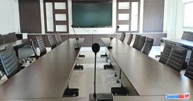 ผลงานการติดตั้ง ระบบเสียง ห้องประชุม ห้องสัมมนา สถาบันเทคโนโลยีพระจอมเกล้าเจ้าคุณทหารลาดกระบัง รับบริการออกแบบ และติดตั้ง ระบบเสียง และระบบภาพ
