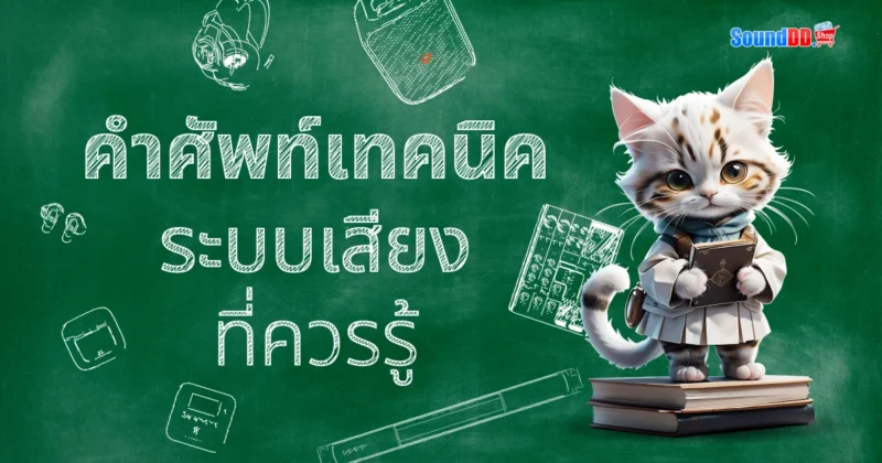 คำศัพท์เทคนิค ระบบเสียง ที่ควรรู้