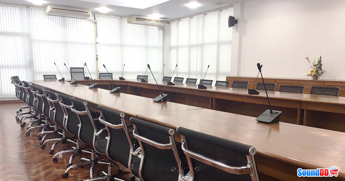 ผลงานการติดตั้ง ระบบเสียงห้องประชุม บริษัท ลีดเวย์ เฮฟวี่ แมชชีนเนอร์รี่ จำกัด รับบริการออกแบบ และติดตั้ง ระบบเสียง และระบบภาพ เช่น ไมโครโฟนห้องประชุม