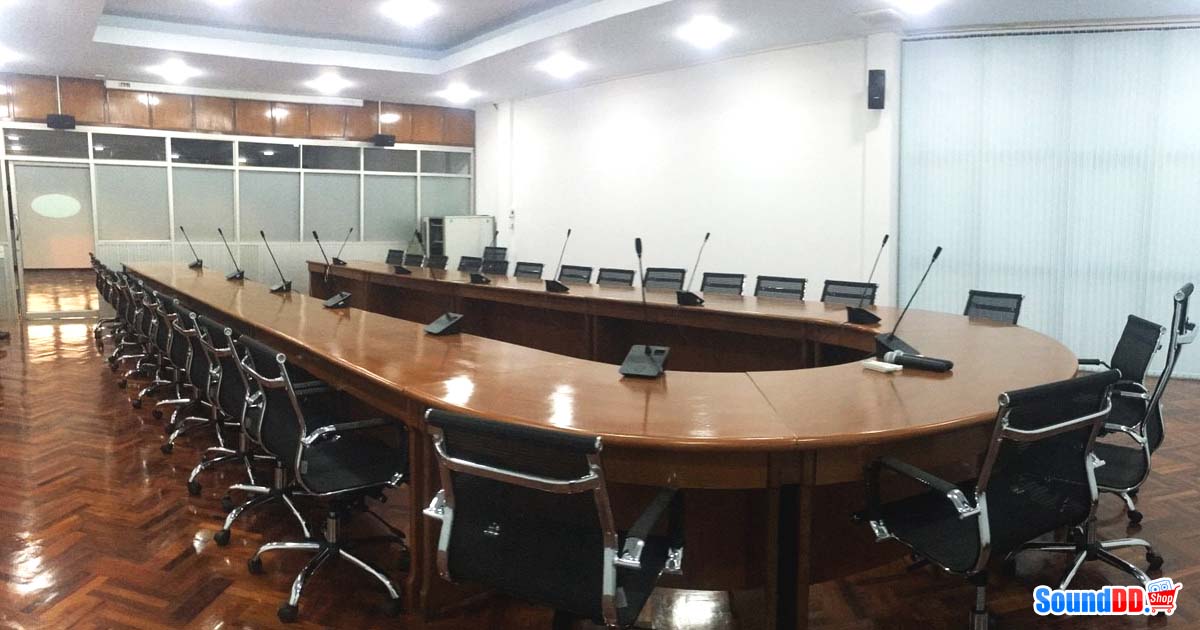 ผลงานการติดตั้ง ระบบเสียงห้องประชุม บริษัท ลีดเวย์ เฮฟวี่ แมชชีนเนอร์รี่ จำกัด รับบริการออกแบบ และติดตั้ง ระบบเสียง และระบบภาพ เช่น ไมโครโฟนห้องประชุม