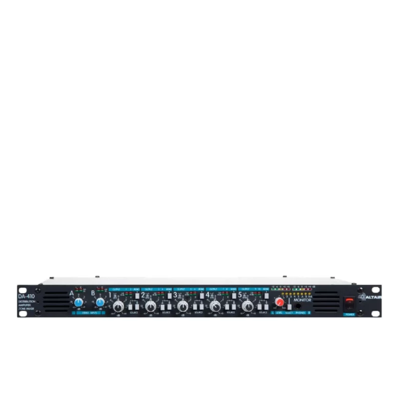 ALTAIR DA-410 AUDIO DISTRIBUTOR – SPLITTER - ZONE MIXER 2 Input - 5 Output