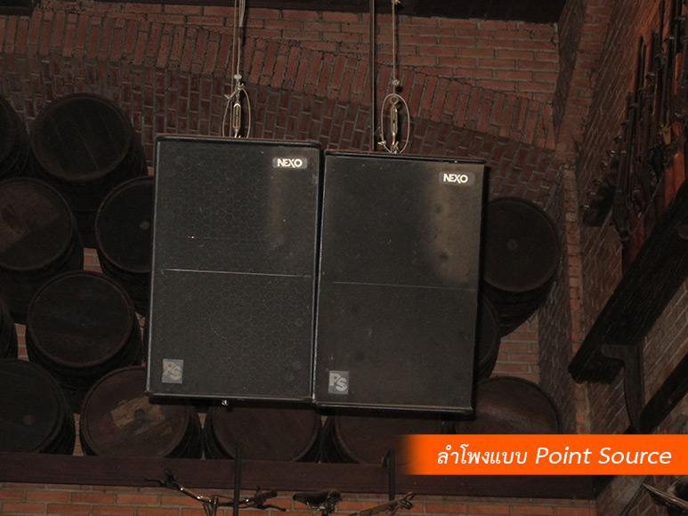 ลำโพงแบบ พ้อยท์ซอซ(Point Source)