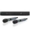 SENNHEISERXSW 1-825 DUAL ชุดไมค์ลอยมือถือคู่ ย่าน UHF 2-channel wireless system สำหรับร้องเพลง และงานพูด รับประกันของแท้! ส่งฟรี!