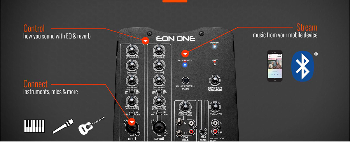 JBL EON ONE มิกเซอร์