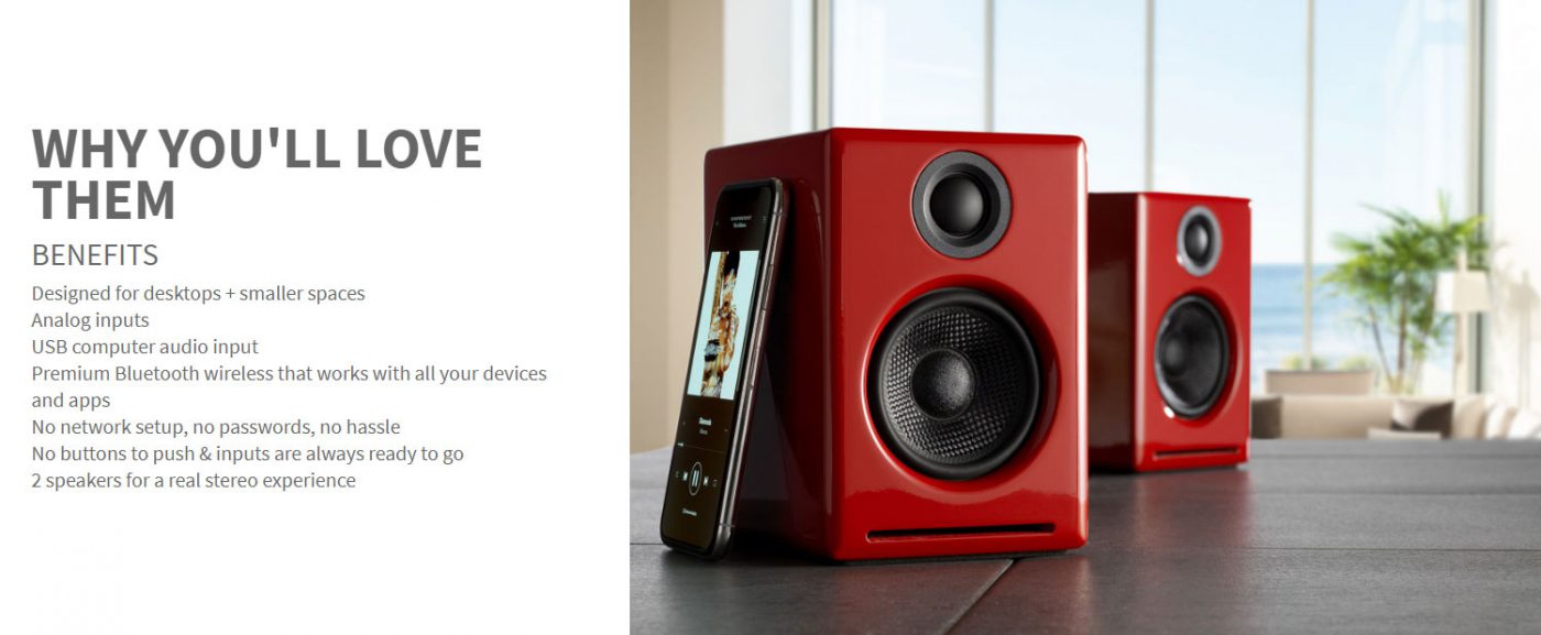 AUDIOENGINE A2+ WIRELESS SPEAKER SYSTEM