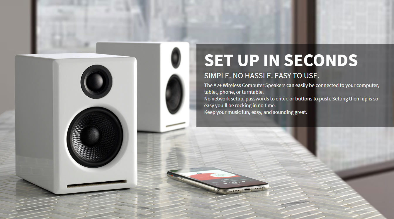 AUDIOENGINE A2+ WIRELESS SPEAKER SYSTEM