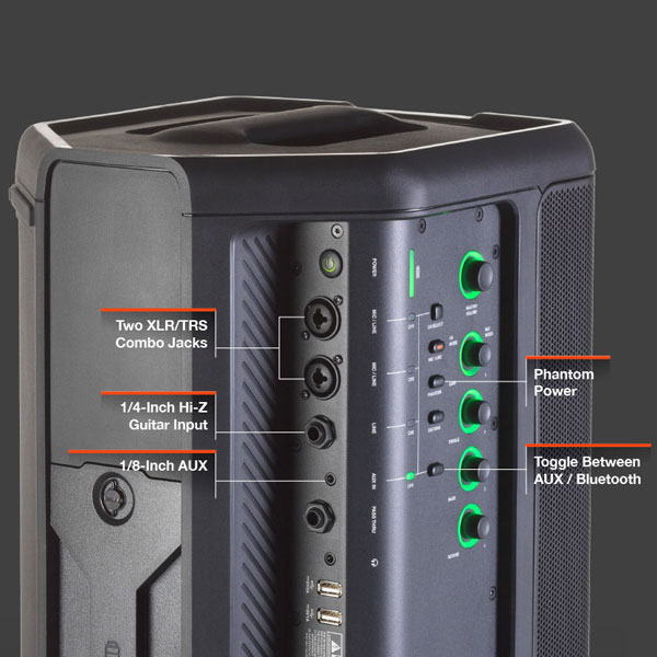 JBL EON ONE Compact ลำโพงพกพา 8 นิ้ว 150 วัตต์ แบตเตอรี่ในตัว - Image 17