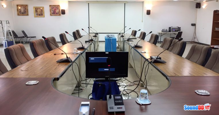 ผลงานการติดตั้ง ระบบเสียงห้องประชุม TOT สาขาสมุทรปราการสาคร