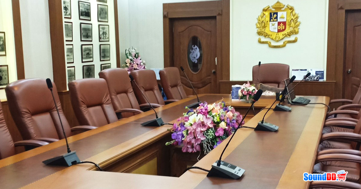 ระบบเสียงห้องประชุม โรงเรียนเซนต์คาเบรียล | ผลงานการติดตั้ง