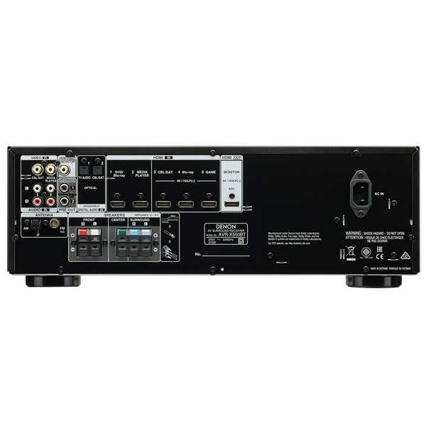 AVR-X550BT-Back