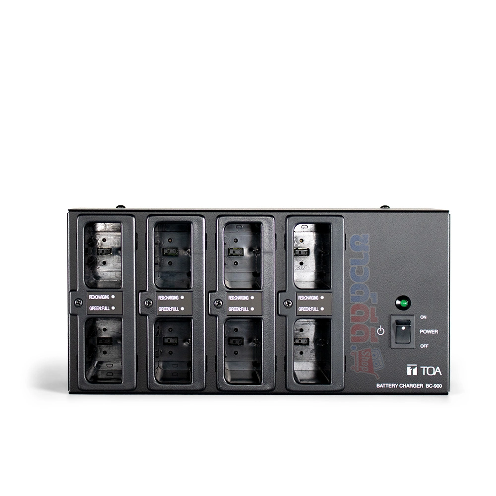 TOA BC-920 เครื่องชาร์จแบตเตอรี่ 8 ช่อง สำหรับชาร์จแบตเตอรี่ BP-900A และ BP-920