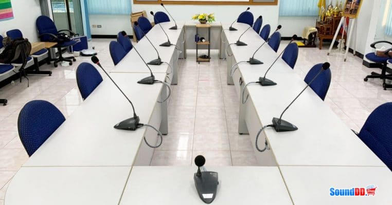ระบบเสียงห้องประชุม การประปาส่วนภูมิภาค ฉะเชิงเทรา