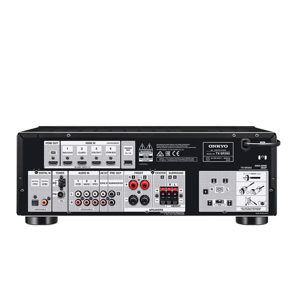 TX-SR393-REAR