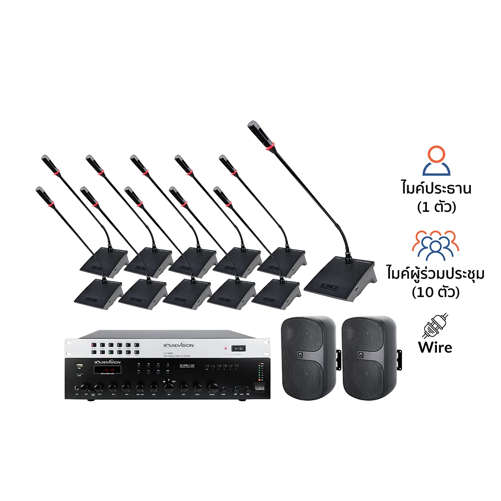 ไมค์ประชุม SOUNDVISION-DCS-800