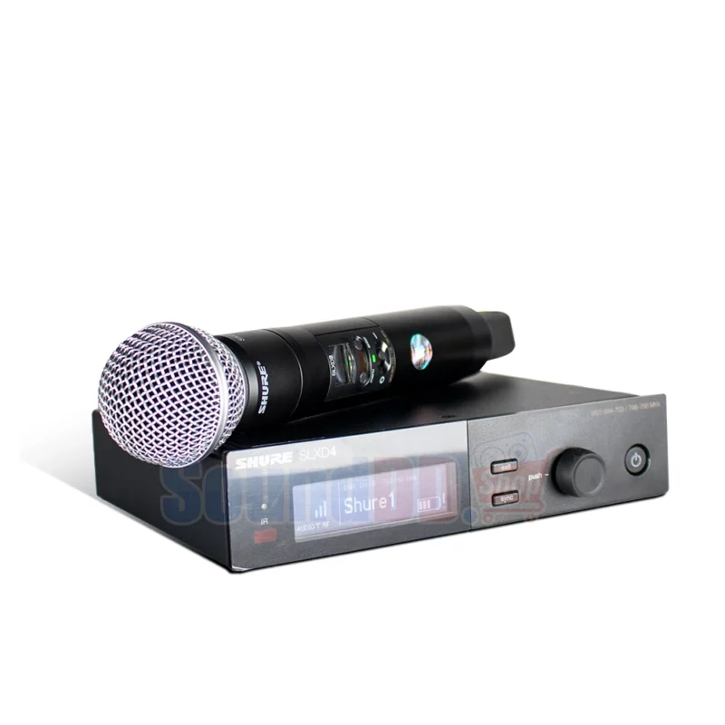 SHURE SLXD24A/SM58-M55 ชุดไมค์ลอยดิจิตอล มือถือเดี่ยว แบบ UHF - Image 4