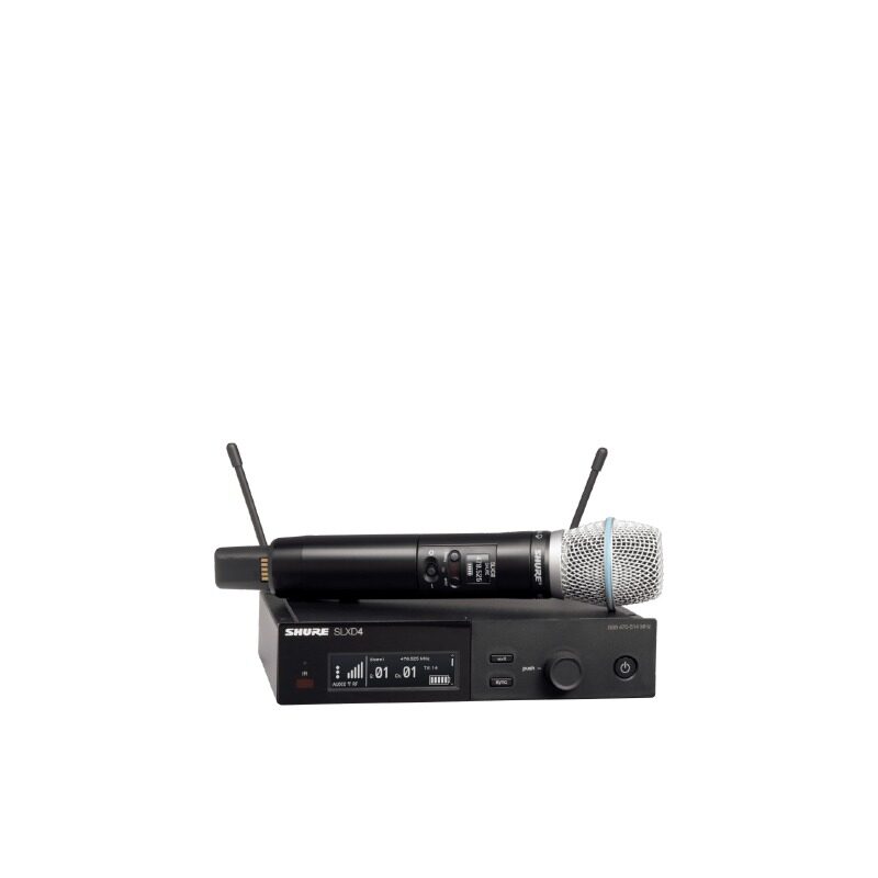 SHURE SLXD24A/B87A-M55 ชุดไมค์ลอยดิจิตอล มือถือเดี่ยว แบบ UHF
