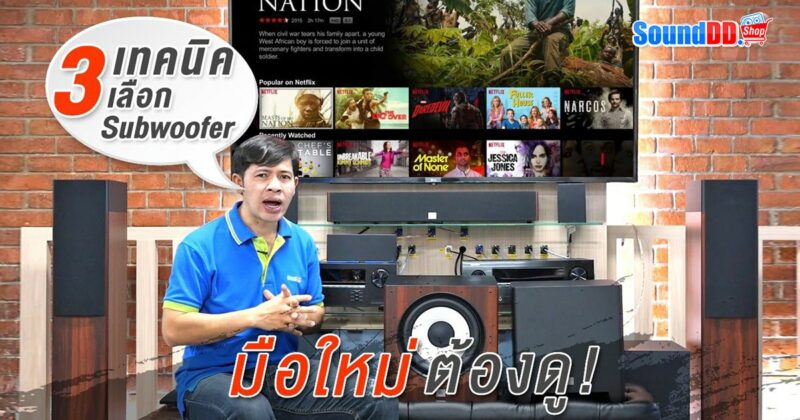 วิธีเลือกซับวูฟเฟอร์