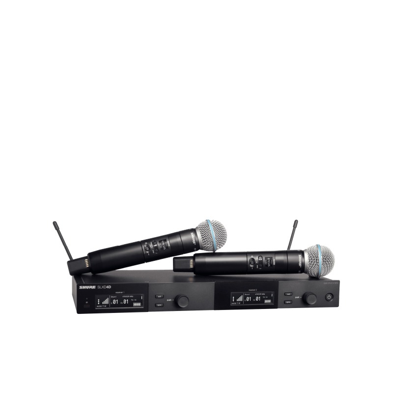 SHURE SLXD24DA/B58-M55 ไมค์ลอยดิจิตอล มือถือคู่ แบบ UHF