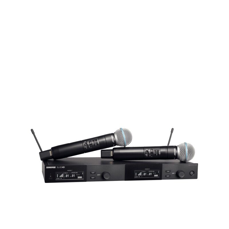 SHURE SLXD24DA/B58-M55 ไมค์ลอยดิจิตอล มือถือคู่ แบบ UHF
